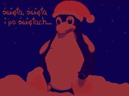 Pingwinek święta, święta i po świętach